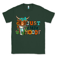 Sports Green just a little moody coffee cup long haired cow Classic Tee - Jasminsmagicworld
