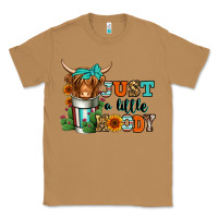 Toasted Coconut just a little moody coffee cup long haired cow Classic Tee - Jasminsmagicworld