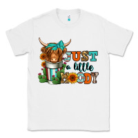 White just a little moody coffee cup long haired cow Classic Tee - Jasminsmagicworld