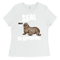 White Seal nice Of Approval Ladies Tee - Bettercallsaul