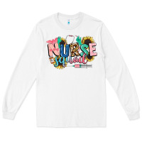 White nurse Long Sleeve Tee - CowGirlArtShop