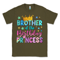 Army Green brother of the birthday princess Classic Tee - NancyCooperArtShop