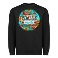 Black teacher mode earrings Heavyweight Sweatshirt - BundleAndBundleShop