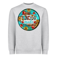 Heather Grey teacher mode earrings Heavyweight Sweatshirt - BundleAndBundleShop