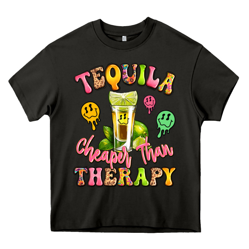 Tequila Cheaper Than Therapy Heavy Core Tee by LillyAllenDesigns | Teevron
