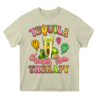 Mossy tequila cheaper than therapy Heavy Core Tee - LillyAllenDesigns
