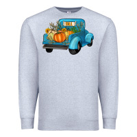 Heather Grey fall truck Premium Sweatshirt - Artiststas