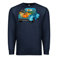 Navy fall truck Premium Sweatshirt - Artiststas