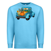 Ocean Blue fall truck Premium Sweatshirt - Artiststas
