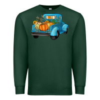 Sports Green fall truck Premium Sweatshirt - Artiststas