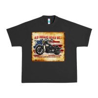 Pigment Black old indians never die Urban Heavy Tee - TumblerDesignByShophia