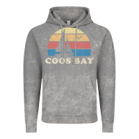Cloud Rock Coos Bay Or Vintage Sailboat 70S Throwback Sunset Vintage Hoodie - minhPixels