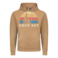 Vintage Camel Coos Bay Or Vintage Sailboat 70S Throwback Sunset Vintage Hoodie - minhPixels