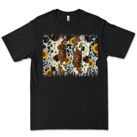 Black sunflower cowhide brush stroke Premium Tee - Artiststas