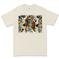 Sunflower Cowhide Brush Stroke Premium Tee | Teevron