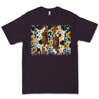 Plum sunflower cowhide brush stroke Premium Tee - Artiststas