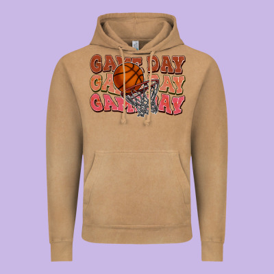 Game Day Game Day Game Day Basketball Vintage Hoodie Designed By Howdyjamesfarm