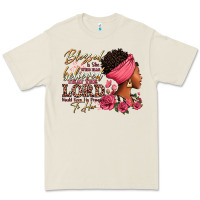 Bone Blessed is she who has believed afro woman Premium Tee - RanaPortraitStore