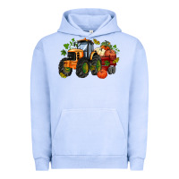 Pigment Grape Ice fall tractor with pumpkin Urban Hoodie - AdoDesignShop