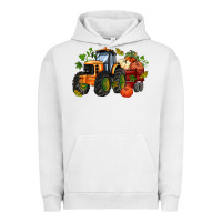 Pigment Lunar Rock fall tractor with pumpkin Urban Hoodie - AdoDesignShop