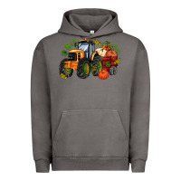 Pigment Tornado fall tractor with pumpkin Urban Hoodie - AdoDesignShop