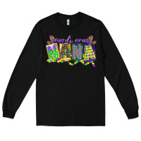 Black mardi gras nana Long Sleeve Tee - CowGirlArtShop