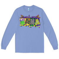 Colony Blue mardi gras nana Long Sleeve Tee - CowGirlArtShop