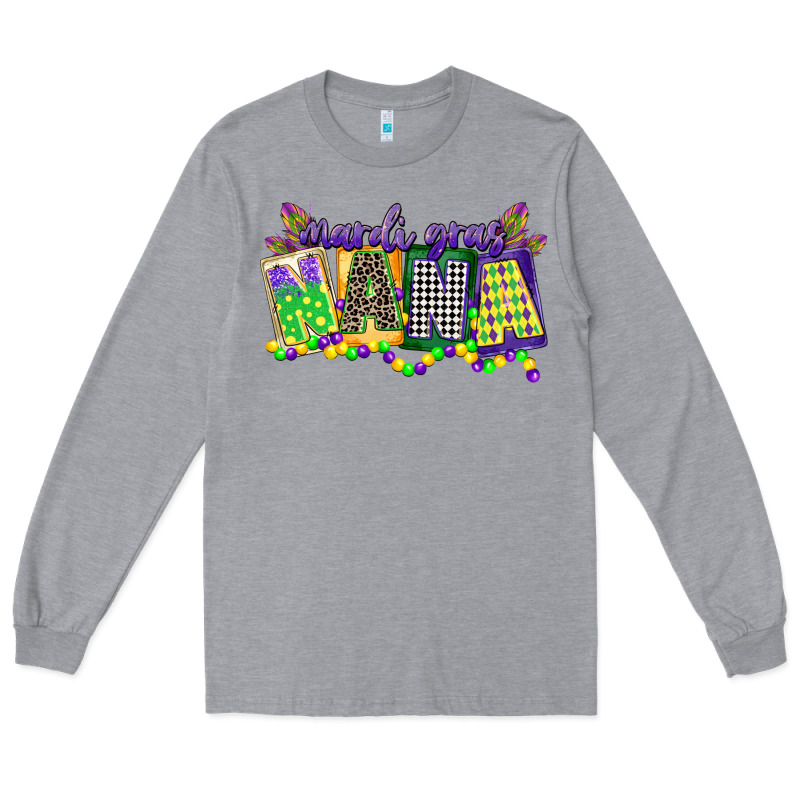 Mardi Gras Nana Long Sleeve Tee by CowGirlArtShop | Teevron