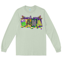 Matcha mardi gras nana Long Sleeve Tee - CowGirlArtShop