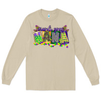 Mushroom mardi gras nana Long Sleeve Tee - CowGirlArtShop
