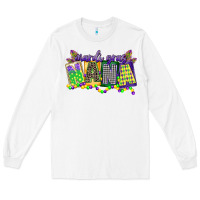 White mardi gras nana Long Sleeve Tee - CowGirlArtShop