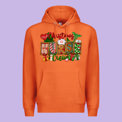 Christmas Nurse Crew Premium Hoodie Designed By Fadigitalartstudio
