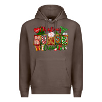 Coffee Christmas Nurse Crew Premium Hoodie - FaDigitalArtStudio