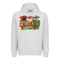 Dove Grey Christmas Nurse Crew Premium Hoodie - FaDigitalArtStudio