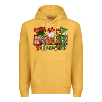 Mustard Christmas Nurse Crew Premium Hoodie - FaDigitalArtStudio