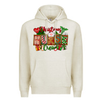 Oatmeal Heather Christmas Nurse Crew Premium Hoodie - FaDigitalArtStudio