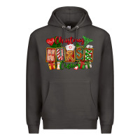 Smoke Christmas Nurse Crew Premium Hoodie - FaDigitalArtStudio