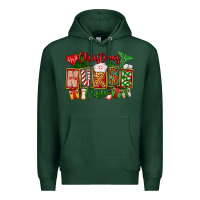 Sports Green Christmas Nurse Crew Premium Hoodie - FaDigitalArtStudio
