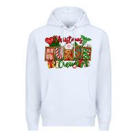 White Christmas Nurse Crew Premium Hoodie - FaDigitalArtStudio