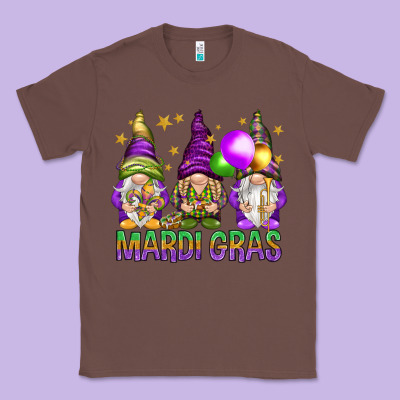 Mardi Gras Crew With Gnomes Classic Tee Designed By Nancycooperartshop