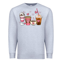 Heather Grey Mommy coffee Premium Sweatshirt - Artiststas