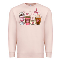 Pale Pink Mommy coffee Premium Sweatshirt - Artiststas