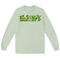 Matcha st. patrick's day lucky with clovers and horseshoe Long Sleeve Tee - RanaPortraitStore
