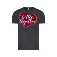 Vintage Black Better together Valentine's Day Vintage Tee - HowdyJamesFarm
