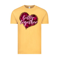 Vintage Mustard Better together Valentine's Day Vintage Tee - HowdyJamesFarm