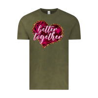 Vintage Olive Better together Valentine's Day Vintage Tee - HowdyJamesFarm