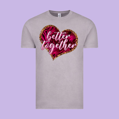 Better Together Valentine's Day Vintage Tee Designed By Howdyjamesfarm