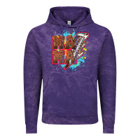 Cloud Purple Mama Football lightning bolt Vintage Hoodie - HowdyJamesFarm