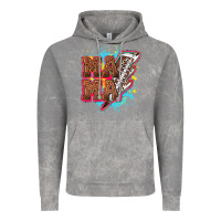 Mama Football Lightning Bolt Vintage Hoodie | Teevron