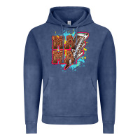 Vintage Denim Mama Football lightning bolt Vintage Hoodie - HowdyJamesFarm